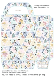 Spring birds gift bag 6