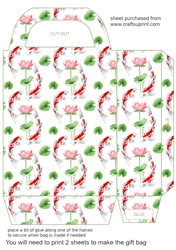 Koi themed gift bag 1