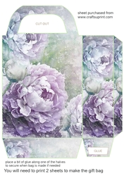 Vintage floral gift bag 3