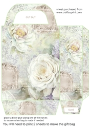 Vintage floral gift bag 11