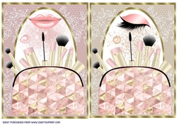 2 Make up bag card fronts