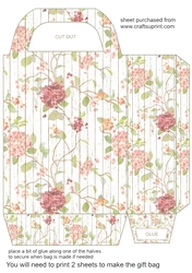 Cottage wood gift bag 3