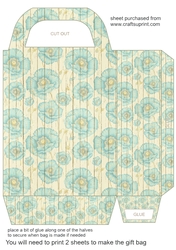 Cottage wood gift bag 5