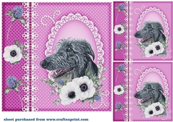 3 Scottish dog card front/toppers 2