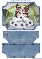 Scottish dogs easel topper and stopper 2
