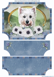 Scottish dogs easel topper and stopper 3