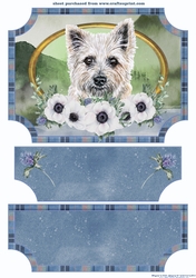 Scottish dogs easel topper and stopper 6