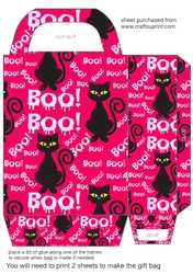 Halloween cat gift bag 3