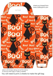 Halloween cat gift bag 7