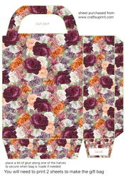 Autumn roses gift bag 1