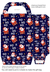 Santa gift bag 1