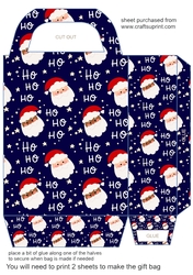 Santa gift bag 3