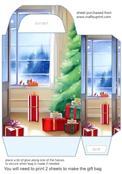 Christmas tree gift bag 3