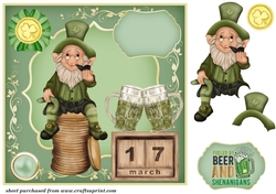 Leprechaun card front 1