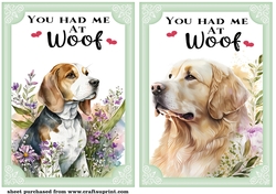 2 You had me at woof card fronts/toppers 6