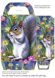 Squirrel gift bag 1