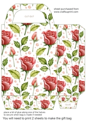 Red roses gift bag 1
