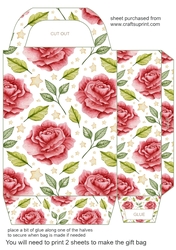 Red roses gift bag 2