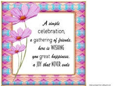 Floral Birthday insert 5