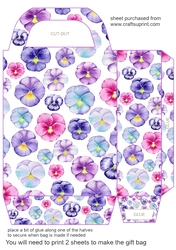 Pansy gift bag 2