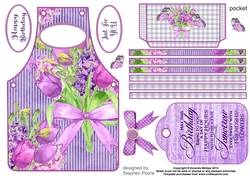 Tulips apron topper