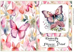 Pink butterfly kisses cut and fold card 5