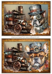 2 Steam punk Frenchie toppers 1