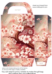 Cherry Blossom gift bag 1