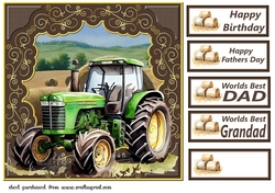 Tractor card front 3