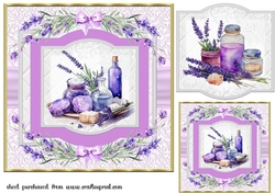 Lavender Pamper card front