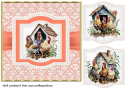 All about the chickens card front 1