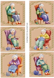 6 Knitting Granny toppers