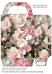 PInk shabby chic gift bag 2