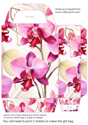 Orchids gift bag 4