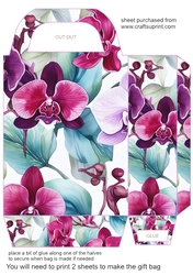 Orchids gift bag 7
