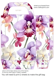 Orchids gift bag 8