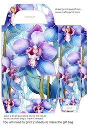 Orchids gift bag 10