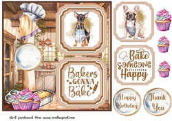 2 Panel baking pup card front 5