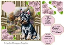 Scottie dog card front 1