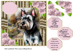 Scottie dog card front 2