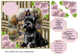 Scottie dog card front 4