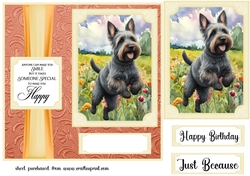 Someone special Scottie card front 1