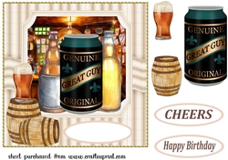 Great Guy beer themed card front