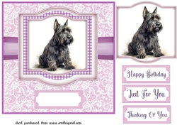 Lilac Scottie card front 1