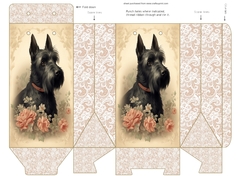 Floral Scottie pinch bag 1