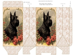 Floral Scottie pinch bag 2