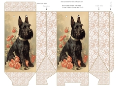 Floral Scottie pinch bag 3