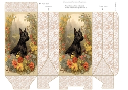 Floral Scottie pinch bag 4
