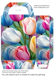 Tulips gift bag 6