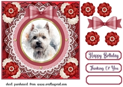 Red Westie card front 1